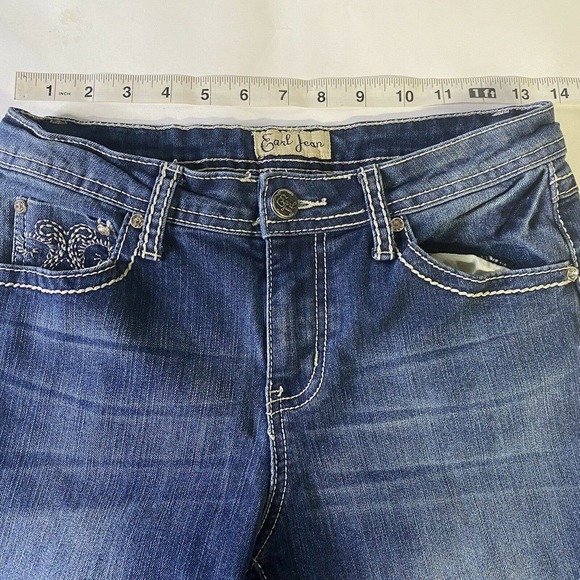 EARL Jean Women Bootcut Size 6 Mid Rise Western Cowboy - Picture 9 of 9